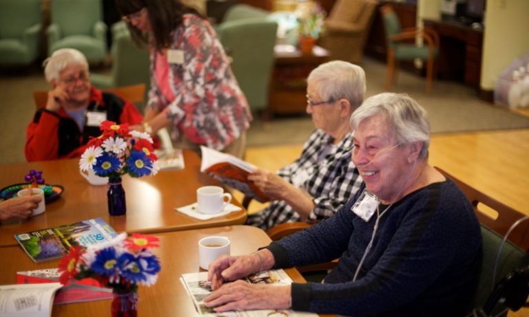 Clermont Park Senior Living Community in Denver, CO - social connections and dementia care 768x461 1