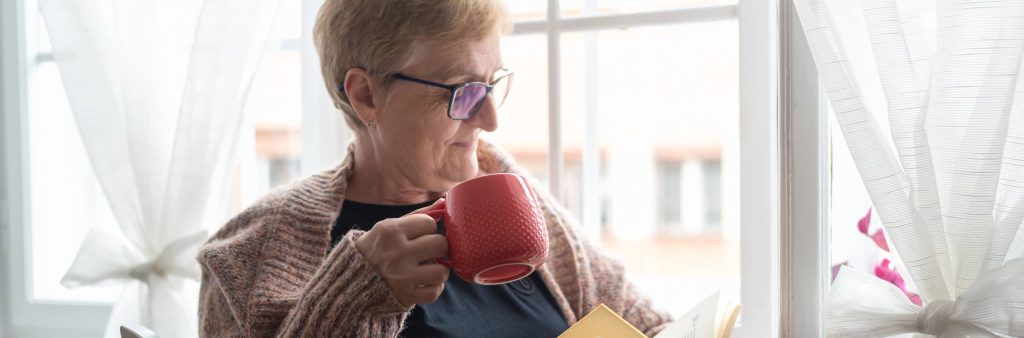 Clermont Park Senior Living Community in Denver, CO - bigstock senior woman relaxing at home 354006446 scaled e1595360496214 min