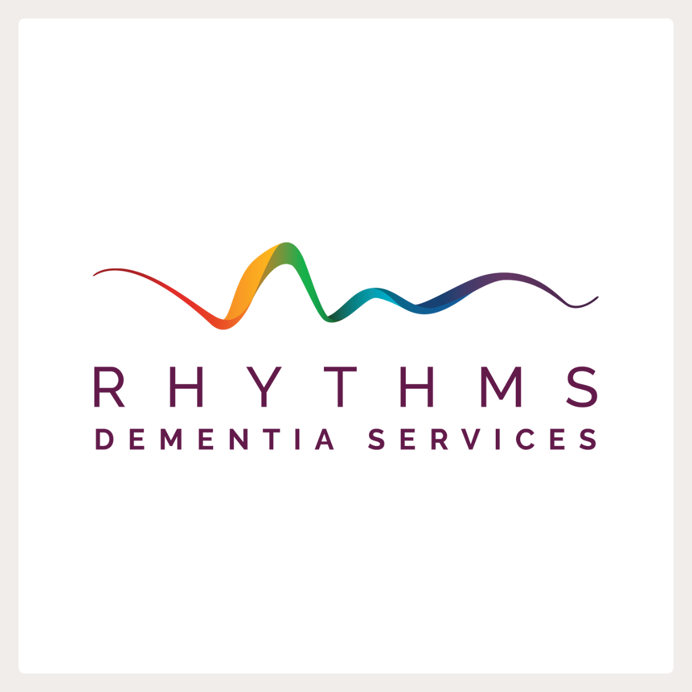 Clermont Park Senior Living Community in Denver, CO - rhythms dementia services logo with border